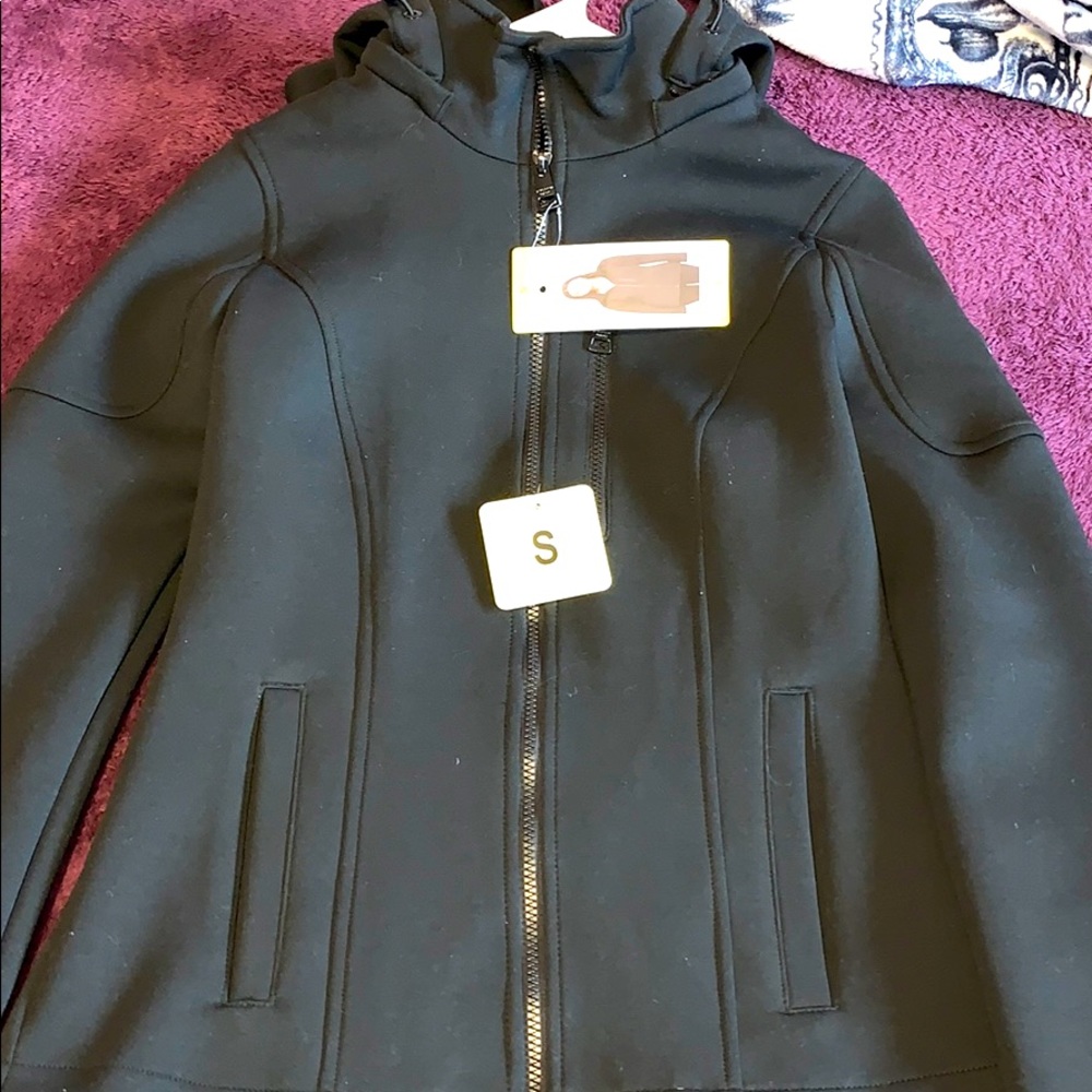 Black winter coat